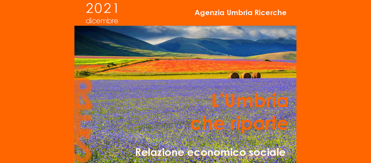 Presentazione Relazione economico sociale “L’Umbria che riparte”: videoconferenza stampa 13 gennaio
