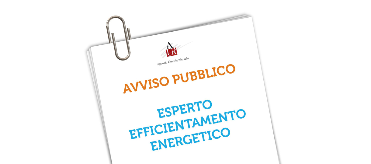 Avviso pubblico Esperto efficientamento energetico