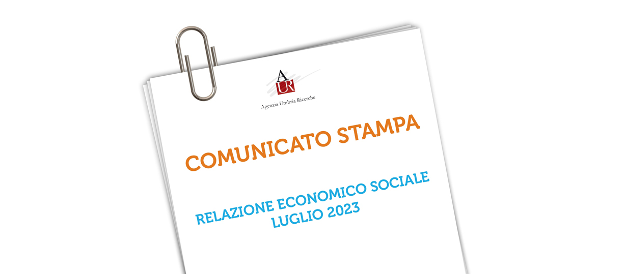 COMUNICATO STAMPA AUR – Relazione economico sociale /luglio 2023