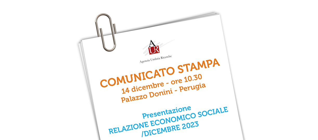 Comunicato stampa AUR: Presentazione di alcune anticipazioni della Relazione economico sociale /gennaio 2024